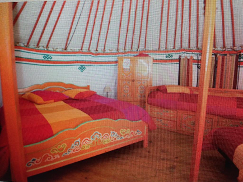 Camping Domaine De Mepillat Saint-Nizier-le-Bouchoux Oda fotoğraf